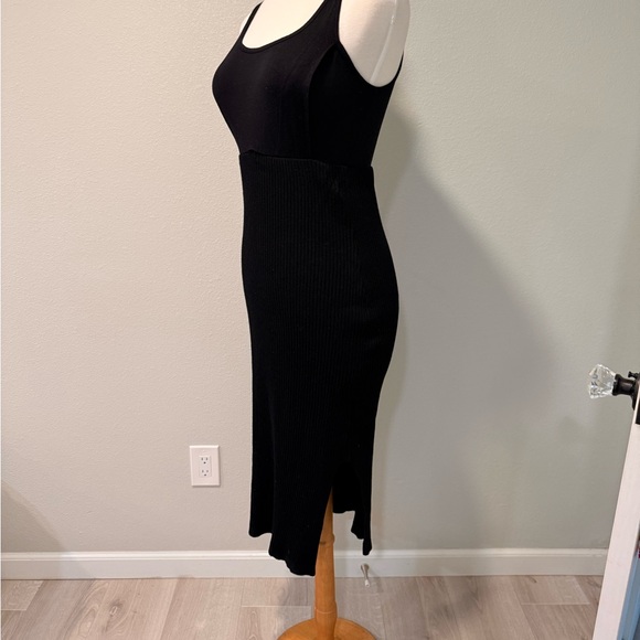 Seraphine Black Ribbed Maternity Top - Picture 5 of 8